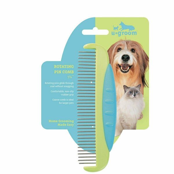 Fly Free Zone 7.25 in. UG Rotating Pin Pet Comb FL3705919